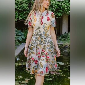 IVY CITY CO- Penelope Floral Embroidered Dress-2x